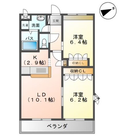 ＧｒｅｅｎＷｉｎｄ大久保の物件間取画像